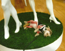 Sticky flips over for tummy rubs in the middle of a store